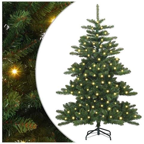 Albero di Natale Artificiale con Rami Pieghevoli Verde 150 cm - Foto 1