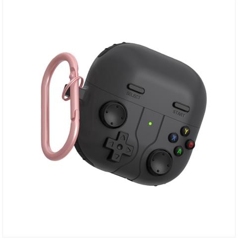 Custodia Protettiva In Silicone Compatibile Con Auricolari Bluetooth Huawei Freeclip2 - Design Console Di Gioco Darkgrey - Foto 3