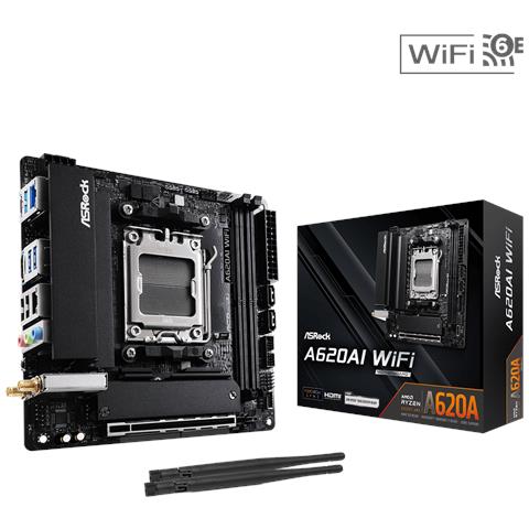 A620AI WiFi AMD A620A Socket AM5 mini ITX - Foto 1