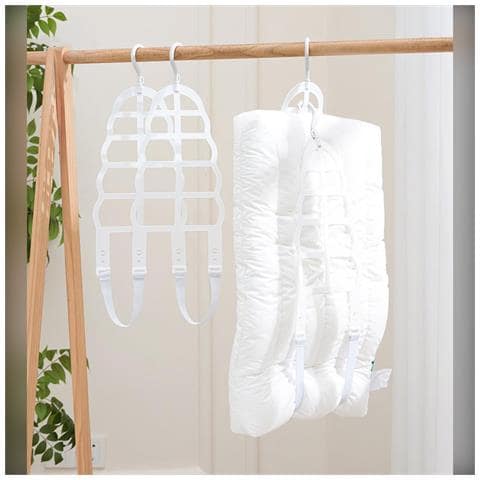 Stendibiancheria Con Clip - Supporto Per Cuscino In Pe Ventilato Per L'aerazione Alla Luce Del Sole - Foto 5