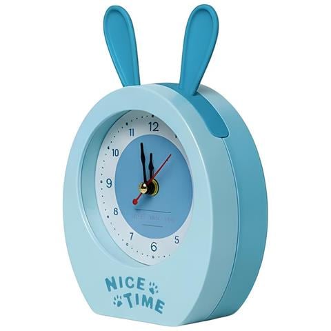 Sveglia Analogica Per Bambini Design Orecchie Di Coniglio Modello Nice Time - Foto 1
