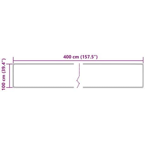 Tappeto Stampa Crema 400 x 100 cm Poliestere e PVC - Foto 7