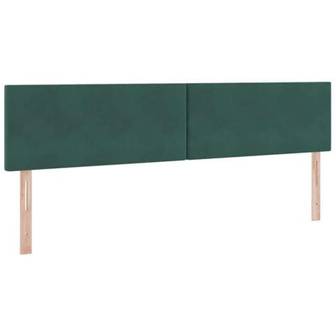 Letto con Contenitore Verde Scuro 200 x 200 cm Velluto - Foto 9