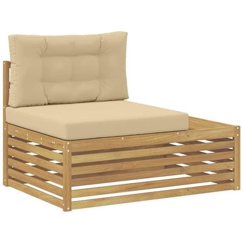 Divano da Esterno con cuscino Bianco 115 x 83 x 73 cm - Foto 1