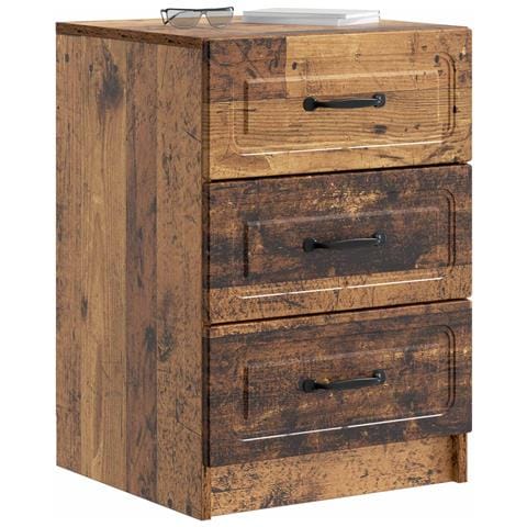 Armadio da Notte con cassetto Legno antico 43 x 41 x 63,5 cm - Foto 2