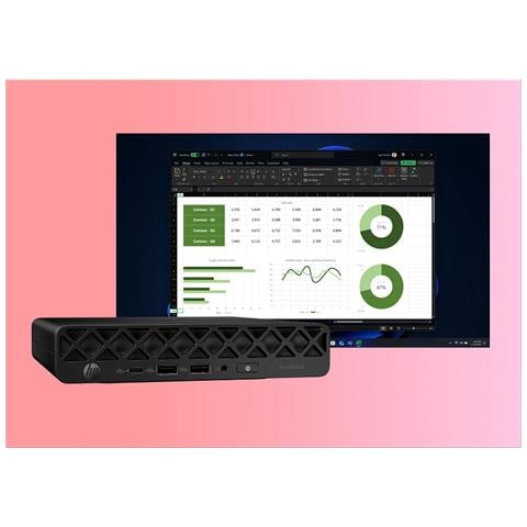 ProDesk 4 Mini G1i AI PC Intel Core Ultra 7 265T 24 GB DDR5-SDRAM 1 TB SSD Windows 11 Pro Mini PC Nero - Foto 2