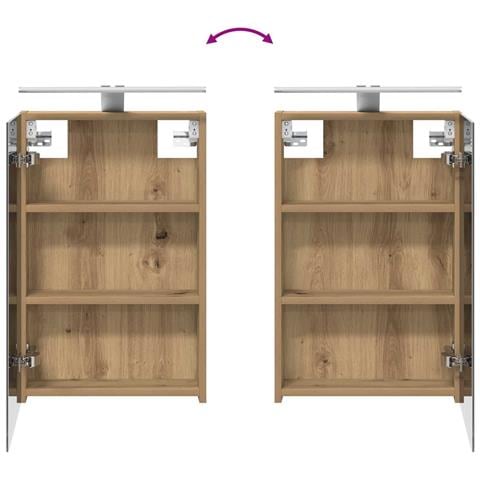 Set di mobili per il bagno 4 pcs Rovere Artigianale - Foto 9