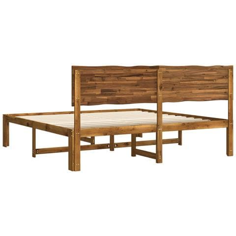 Letto matrimoniale con testiera ROSTOCK Naturale 180 x 200 cm - Foto 10