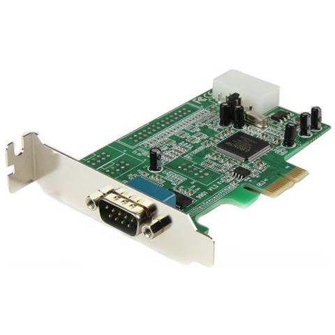 Scheda PCI Express seriale nativa basso profilo a 1 porta RS-232 con 16550 UART - Foto 1