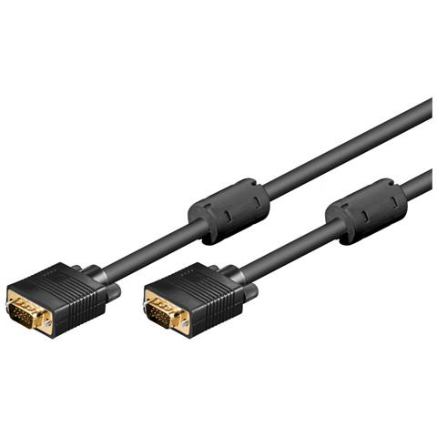 CAVO MONITOR VGA M / M DA 1.8m CON FERRITI - Foto 2