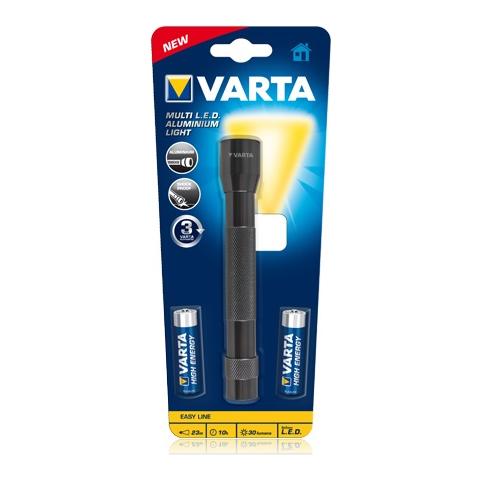 16627101421-mat. Elet. - Astucci Vari -torcia Led Multi Aluminium Light 2aa (inc) - Foto 1
