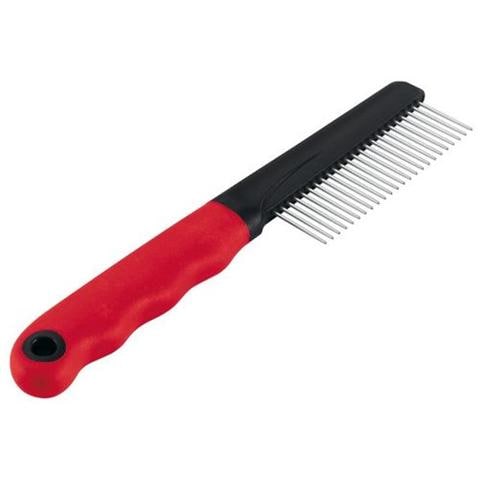 Pettine Con Denti Cromati Per Cani E Gatti, Da - Foto 1