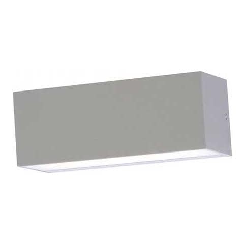Lampada Led Da Parete 12w 600lm Luce Soffusa Doppio Fascio Up / down 110° Rettangolare Esterno Ip65 Vt-8057 - Sku 8244 Bianco Freddo 6400k - Foto 1