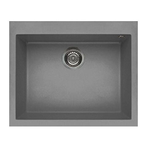 Lavello Quadra 110 Keratek Plus 61x50 cm 1 vasca Colore Light Grey 97 - Foto 1
