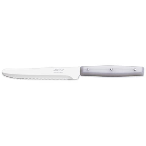 Coltello Frutta da tavola - Lama Acciaio Inossidabile Nitrum 105 Mm - Manico Polipropilene Colore Marrone - Foto 1