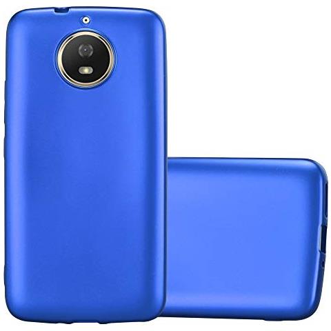 Custodia Compatibile Con Motorola Moto G5s In Blu Metallico - Coperchio Protettivo In Silicone Tpu Flessibile - Foto 1