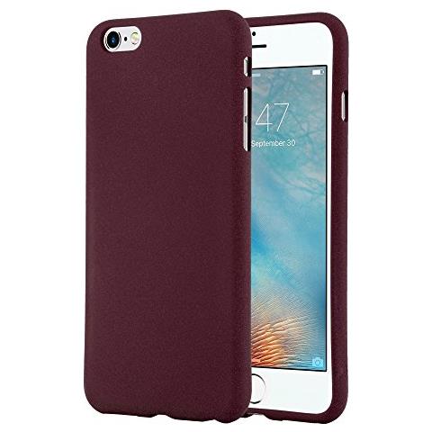 Custodia Compatibile Con Apple Iphone 6 / Iphone 6s In Frost Lilla Bordeaux - Coperchio Protettivo In Silicone Tpu Flessibile - Foto 1
