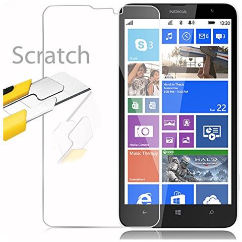 Pellicola Di Armatura Compatibile Con Nokia Lumia 1320 In Elevata Trasparenza - Vetro Temperato (tempered) Di Protezione Del Display In Durezza 9h Con 3d Touch - Foto 2