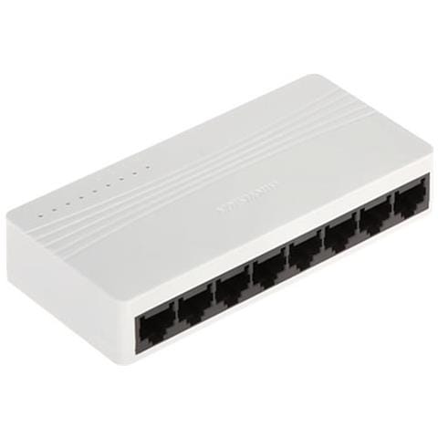 Hikvision Switch L2, Unmanaged, 8 10/100m Rj45 Ports, Desktop Plastic Switch - Foto 1