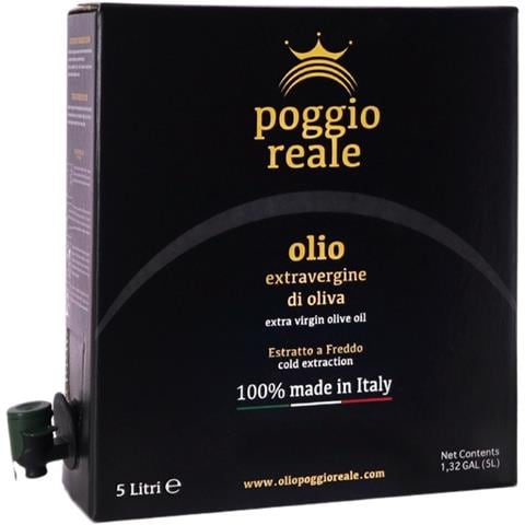 Poggio Reale Olio Extravergine Di Oliva Ogliarola Bag In Box Litri 5 - Foto 1
