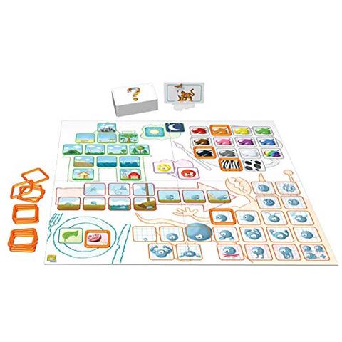 Concept Kids - Tiere: 1 Spielbrett / 110 Karten / 16 Ringe / 1 Kartenhalter / 1 Schnellstart-regel / 1 Regelheft - Foto 2