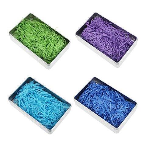 Ljy 320 Grammi Multicolore Rafia Carta Brandelli Fili Tagliuzzato Piega Confetti Per Diy Gift Wrapping Basket Filling - Foto 4