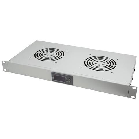 FAU02FG, Grigio, Acciaio, Fan panel, 1U - Foto 1