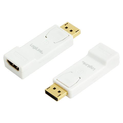 Adattatore InLine DisplayPort Maschio A Mini DisplayPort Femmina, 4K@60Hz, Placcato Oro, Nero