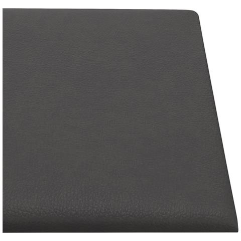 Pannelli Murali 12 Pz Grigi 90x15 Cm In Similpelle 1,62 M - Foto 2