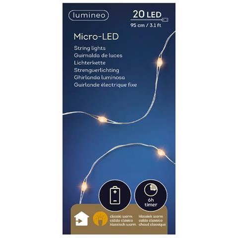 Catena Micro Led 20 Luci 95cm Da Interno - Foto 1