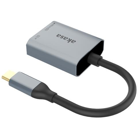 AK-CR-10BK lettore di schede USB 3.2 Gen 2 (3.1 Gen 2) Type-C Nero, Argento - Foto 2