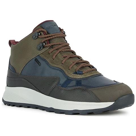 U Terrestre B Abx Sneakers Uomo Tessuto Navy /dk Coffee Blu 41 - Foto 1