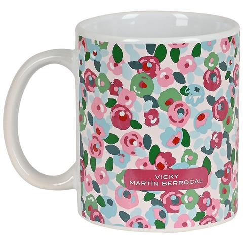 Tazza Mug Rosebloom Ceramica Multicolore (350 Ml) - Foto 2