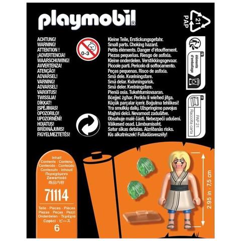 Playset Playmobil Natuto Shippuden: Tsunade 71114 6 Pezzi - Foto 2