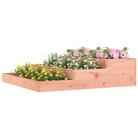 Fioriera 107x107x27 Cm In Legno Massello Di Douglas - Foto 2