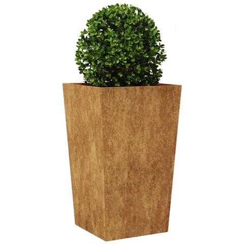 Fioriere Da Giardino 2 Pz 45x45x75 Cm In Acciaio Corten - Foto 10