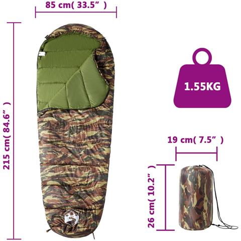 Sacco A Pelo Mummia Da Campeggio Per Adulti 3 Stagioni - Foto 5