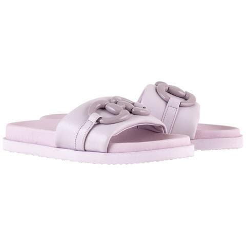 Emmy Slippers Ciabatte Pelle Scarpe Donna Viola Eu 38, 5-100810 9800 - Foto 2