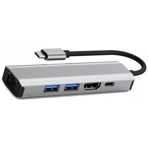 Docking Station 5-in-1 Con Hdmi 4k, Pd Da 100 W Ed Ethernet Gigabit - Foto 4