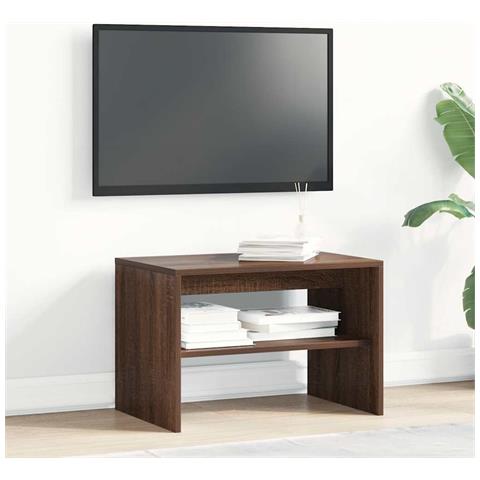 Mobile Porta Tv Rovere Marrone 60x40x40 Cm Legno Multistrato - Foto 3