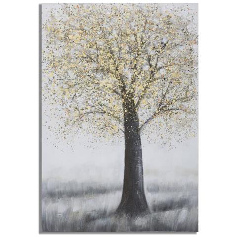 Stampa Su Tela Albero 12 - Multicolore - Legno - 80x3,8x120 Cm - Foto 1