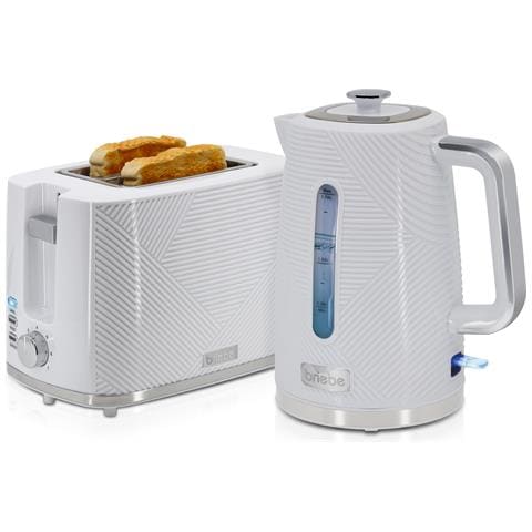 Skt1170wht Elegance Tostapane A Fessura Larga A 2 Fette+ Bollitore Elettrico 1,7l Senza Bpa 2200w Bianco - Foto 1