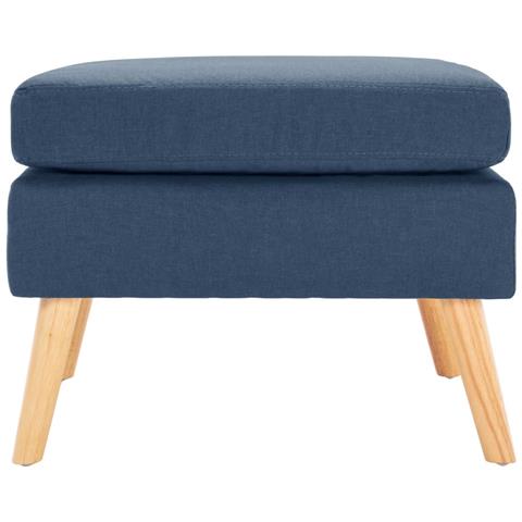 Poggiapiedi Blu In Tessuto - Foto 1