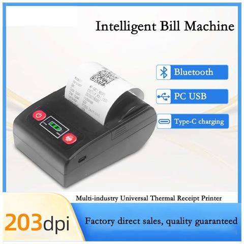Stampante Termica Bluetooth 58mm Con Indicatore Batteria - Connettività Usb - Foto 2