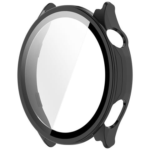 Custodia Protettiva Integrata In Vetro Temperato E Pc Compatibile Con Oppo Watch S - Nero - Foto 1