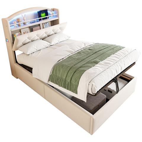 Letto Bambini Con Decorazioni A Rombo E Luci Colorate - Foto 1