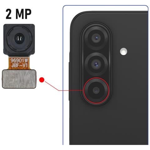 Fotocamera Posteriore 2mp Per Samsung Galaxy A26 Obiettivo Macro Sostituzione - Foto 2