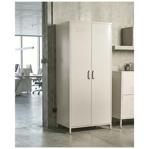 Armadietto Da Ufficio Varna Metallo Beige Chiaro - Foto 1