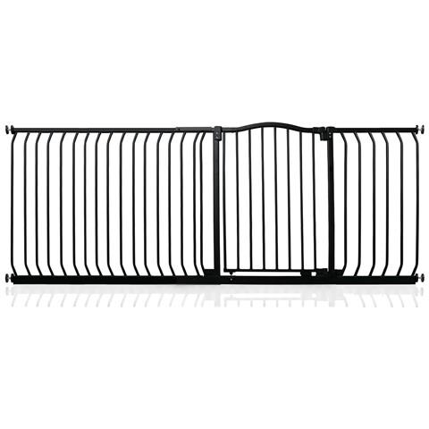 Safetots Cancelletto Di Sicurezza Con Parte Superiore Incurvata, 198cm - 207cm, Nero Opaco - Foto 1