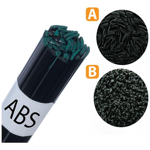 Saldatore Per Plastica Abs Nero 50g - Granuli Di Alta Qualità | Drut 42 Cm, Misto Forme | Per Carrozzeria, Motori, Scooter, Quad - Foto 2